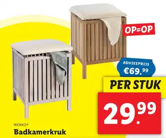 Lidl Badkamerkruk aanbieding