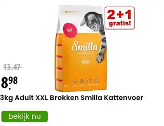 Zooplus 3kg Adult XXL Brokken Smilla Kattenvoer aanbieding
