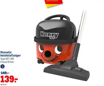 Makro Numatic ketelstofzuiger aanbieding