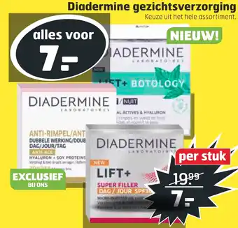 Trekpleister Diadermine gezichtsverzorging aanbieding