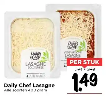 Vomar Voordeelmarkt Daily Chef Lasagne 400 gram aanbieding