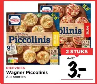 Vomar Voordeelmarkt Wagner Piccolinis 2 stuks aanbieding