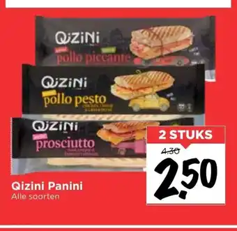 Vomar Voordeelmarkt Qizini Panini 2 stuks aanbieding