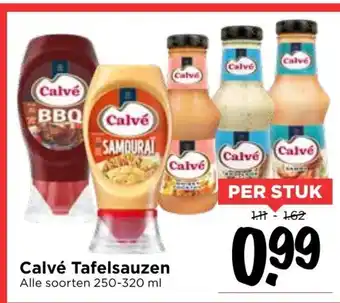 Vomar Voordeelmarkt Calve Tafelsauzen per stuk aanbieding