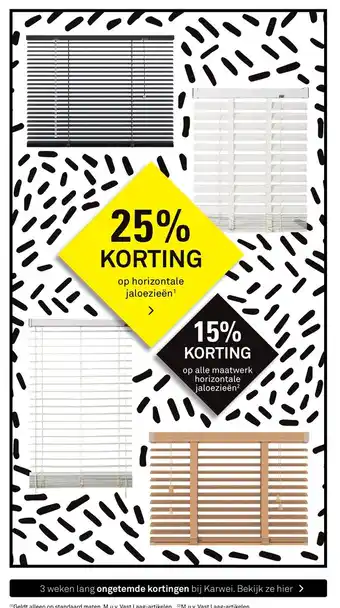 Karwei Op Horizontale Jaloezieen aanbieding