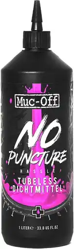 Amazon Muc Off No Puncture Hassle Tubeless Sealant Bandenafdichtmiddel, 1 l, hoogwaardig bandenafdichtmiddel voor binnenbandloze fie aanbieding
