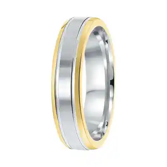 Douglas Lucardi Ring 'Sofia' Zilver - zilverkleurig-goudkleurig aanbieding