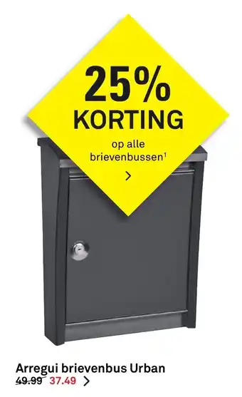 Karwei Arregui Brievenbus Urban aanbieding