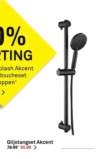 Karwei Glijstangset Akcent aanbieding