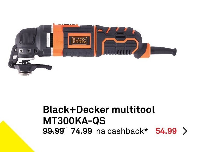 Utensile Multifunzione BLACK+DECKER MT300SA2-QS – Con Borsa E Accessori, Velocità Variabile