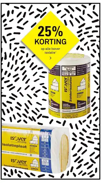 Karwei Op Alle Isover Isolatie aanbieding