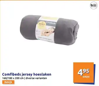 Action Comfibeds jersey hoeslaken aanbieding