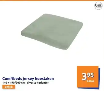 Action Comfibeds jersey hoeslaken aanbieding