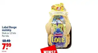 Makro Label Rouge maïskip aanbieding