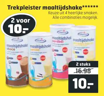 Trekpleister Trekpleister maaltijdshake 2 stuks aanbieding