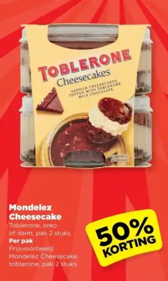 PLUS Mondelez Cheesecake aanbieding