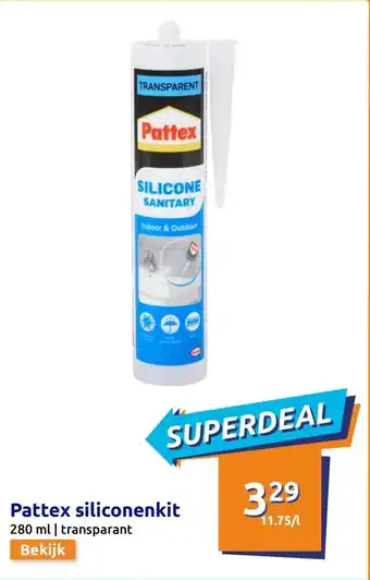 Action Pattex siliconenkit aanbieding