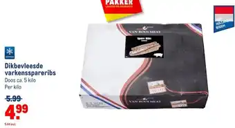 Makro Dikbevleesde varkensspareribs aanbieding