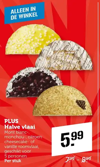 Coop Plus Halve vlaai aanbieding