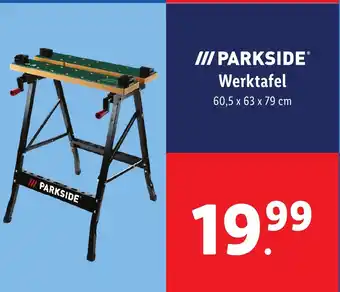 Lidl PARKSIDE® Werktafel 60,5 x 63 x 79 cm aanbieding