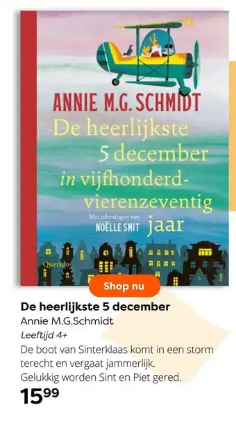 The Read Shop Annie M.G. Schmidt De heerlijkste 5 december aanbieding