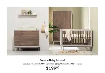 Babypark Europe Baby Japandi aanbieding
