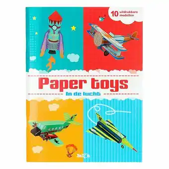 Lobbes Paper Toys Knutselboek - In de lucht aanbieding