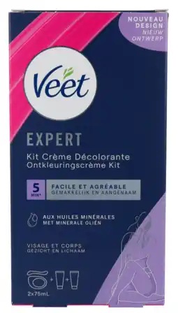De Online Drogist Veet Expert Ontkleuringscrème Gezicht & Lichaam aanbieding