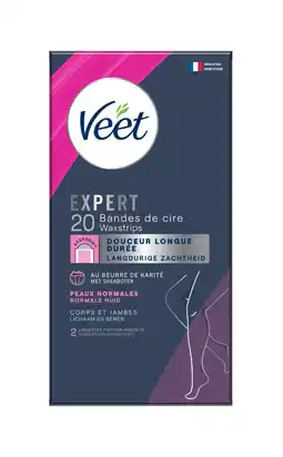 De Online Drogist Veet Expert Koude Waxstrips Benen & Lichaam Normale Huid aanbieding