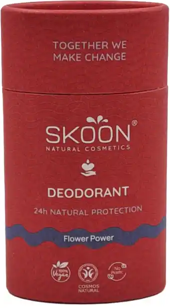 De Online Drogist Skoon Deodorant Flower Power aanbieding