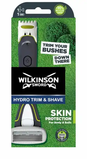 De Online Drogist Wilkinson Hydro Trim & Shave Skin Body & Balls aanbieding