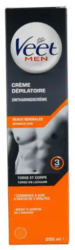 De Online Drogist Veet Men Total Pro Ontharingscrème Normale Huid aanbieding