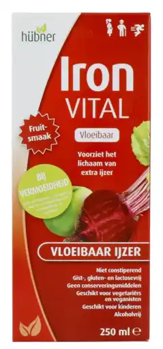 De Online Drogist Hubner Iron Vital F Vloeibaar IJzer aanbieding