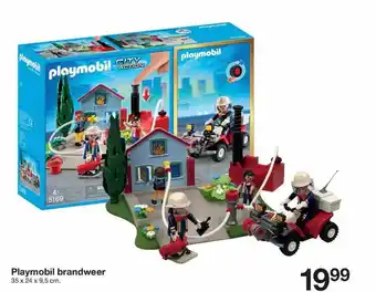 Zeeman Playmobils Brandweer 35 X 24 X 9,5 Cm aanbieding