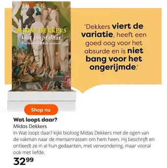 The Read Shop Middas Dekkers Wat loopt daar? aanbieding