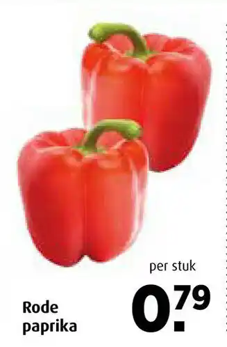 Boni Rode paprika aanbieding