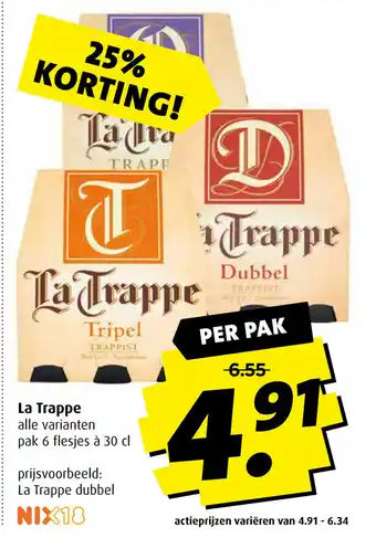 Boni La Trappe aanbieding