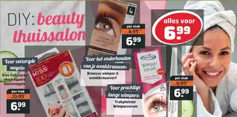 Trekpleister DIY: beauty thuissalon wimperserum aanbieding