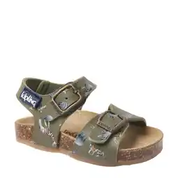 Wehkamp Kipling leren sandalen kaki aanbieding