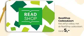 The Read Shop ReadShop Cadeaukaart aanbieding