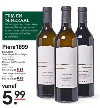 Sligro Piera 1899 aanbieding