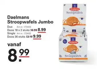 Sligro Daelmans Stroopwafels Jumbo aanbieding
