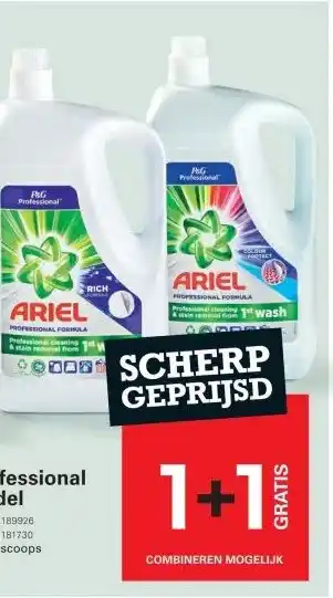 Sligro Ariel Professional Wasmiddel aanbieding