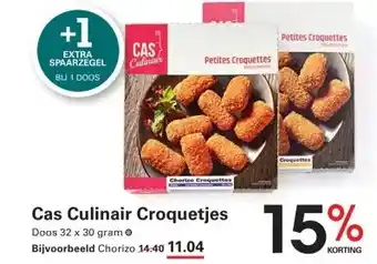 Sligro Cas Culinair Croquetjes aanbieding
