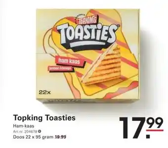 Sligro Topking Toasties aanbieding