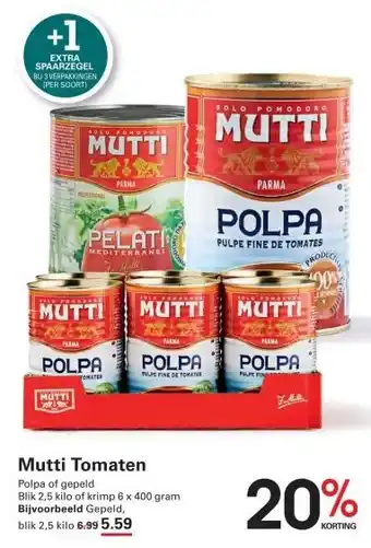 Sligro Mutti Tomaten aanbieding