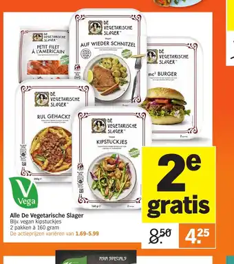 Albert Heijn Alle De Vegetarische Slager aanbieding