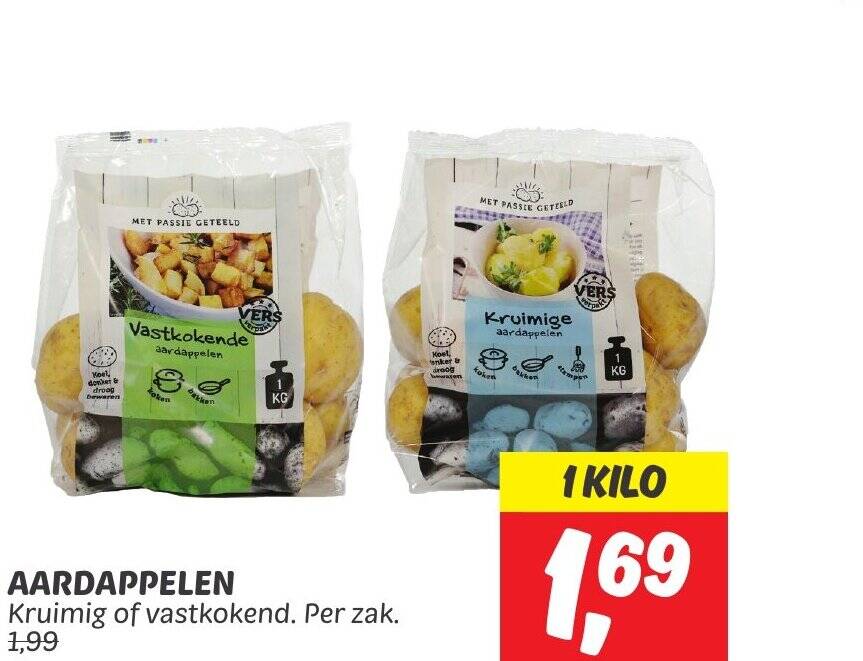 AARDAPPELEN 1 KILO aanbieding bij Dekamarkt
