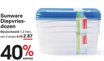 Sligro Sunware Diepvriesdozen aanbieding