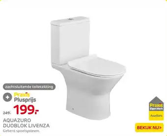 Praxis AQUAZURO DUOBLOK LIVENZA aanbieding